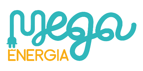Logo de Mega Energía, comercializadora colaboradora de Ditia