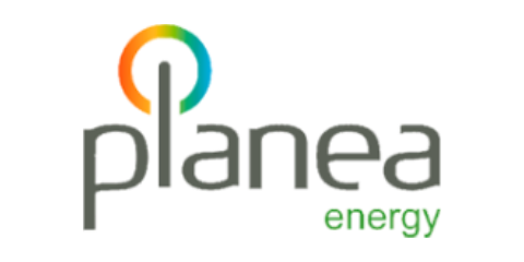 Logo de Planea Energy, comercializadora colaboradora de Ditia