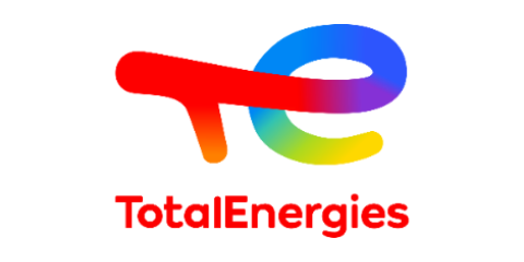 Logo de TotalEnergies, comercializadora colaboradora de Ditia